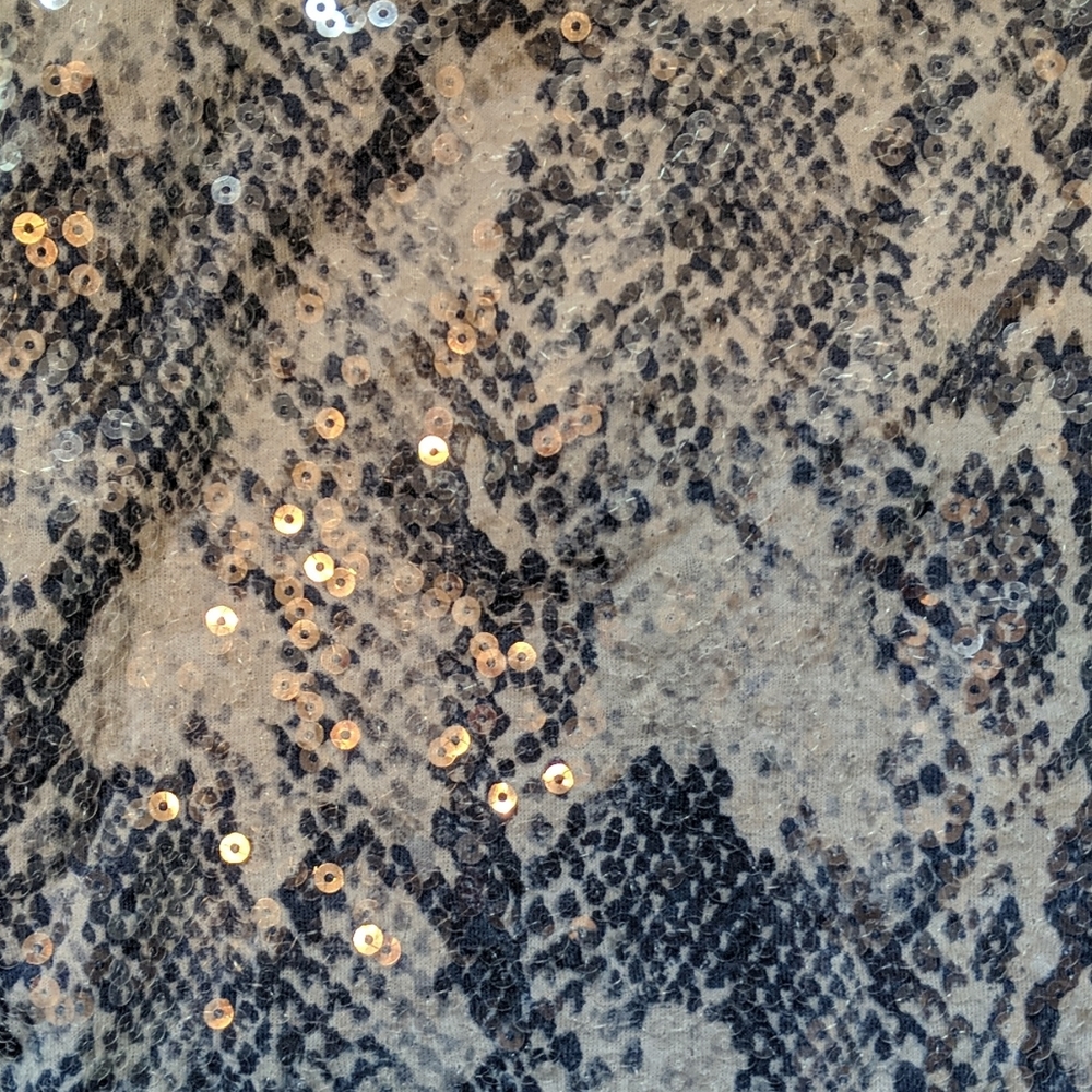 Old Navy Sequin Snake Print Tank - Picture 3 of 4